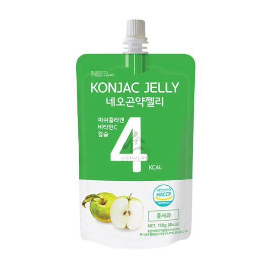 KONJAC JELLY GREEN APPLE (10PCS X 150G) 6 x 1.5kg NEO FOOD
