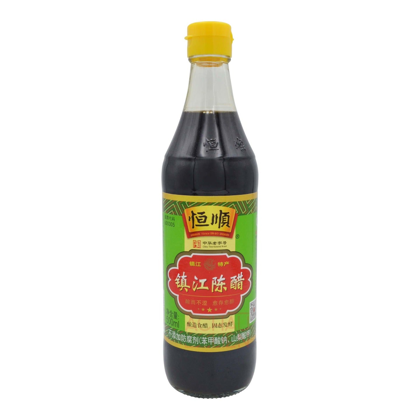 BLACK VINEGAR 12 x 500ml HENG SHUN