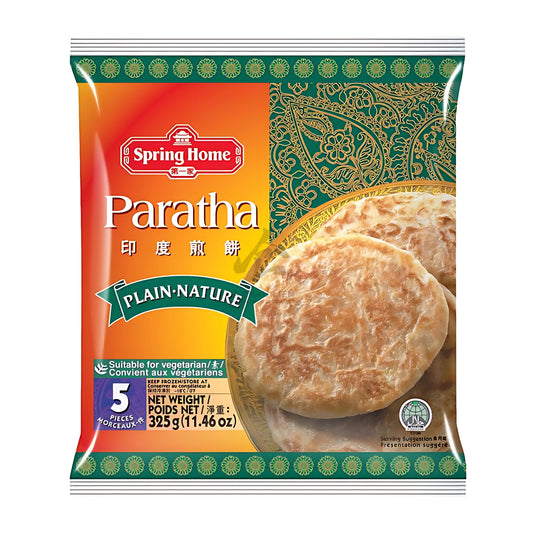 FROZEN ROTI PARATHA PLAIN (5PCS) 24 x 325g SPRING HOME