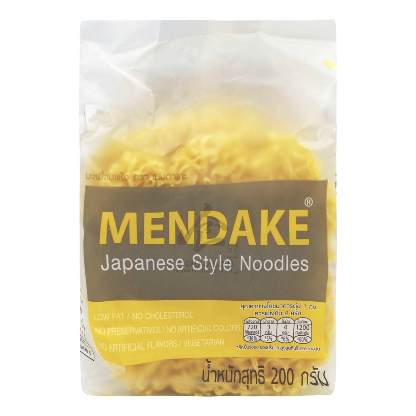 JAPANESE STYLE NOODLES 48 x 200g MANDAKE