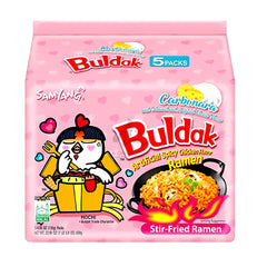 BULDAK HOT CHICKEN FLAVOR RAMEN CARBO (5PCS X 130G) 8 x 650g SAMYANG