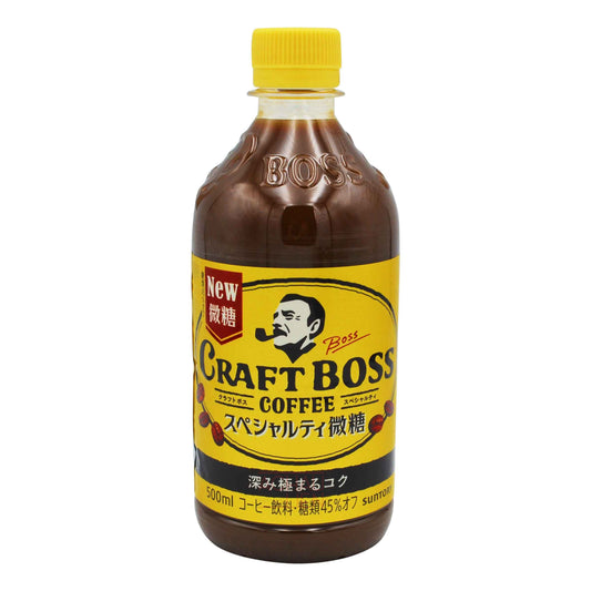 CRAFT BOSS SPECIALTY (LOW SUGAR) 24 x 500ml SUNTORY