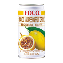 MANGO & PASSION FRUIT DRINK 24 x 350ml FOCO