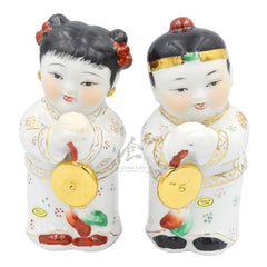 CHINESE NEW YEAR BOY AND GIRL 17CM SET