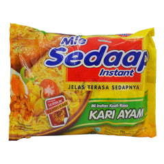 INSTANT NOODLES MIE SEDAAP MIE KUAH RASA KARI AYAM 40 x 72g WINGS FOOD