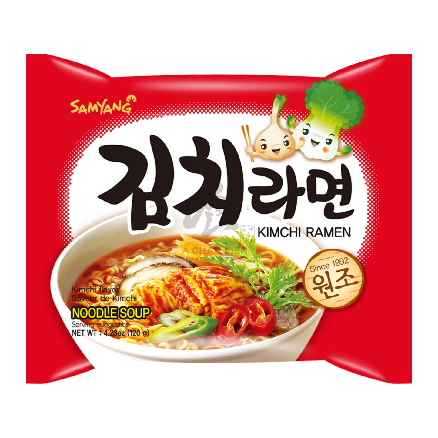KIMCHI RAMEN NOODLE 20 x 120g SAMYANG