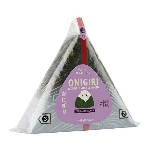 FROZEN ONIGIRI TERIYAKI CHICKEN (20PCS X 100G) 4 x 2kg TWIN DRAGON