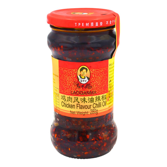 CHICKEN FLAVOR CHILI OIL (EU) 24 x 210g LAOGANMA