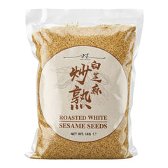 ROASTED WHITE SESAME SEEDS 14 x 1kg TWIN DRAGON