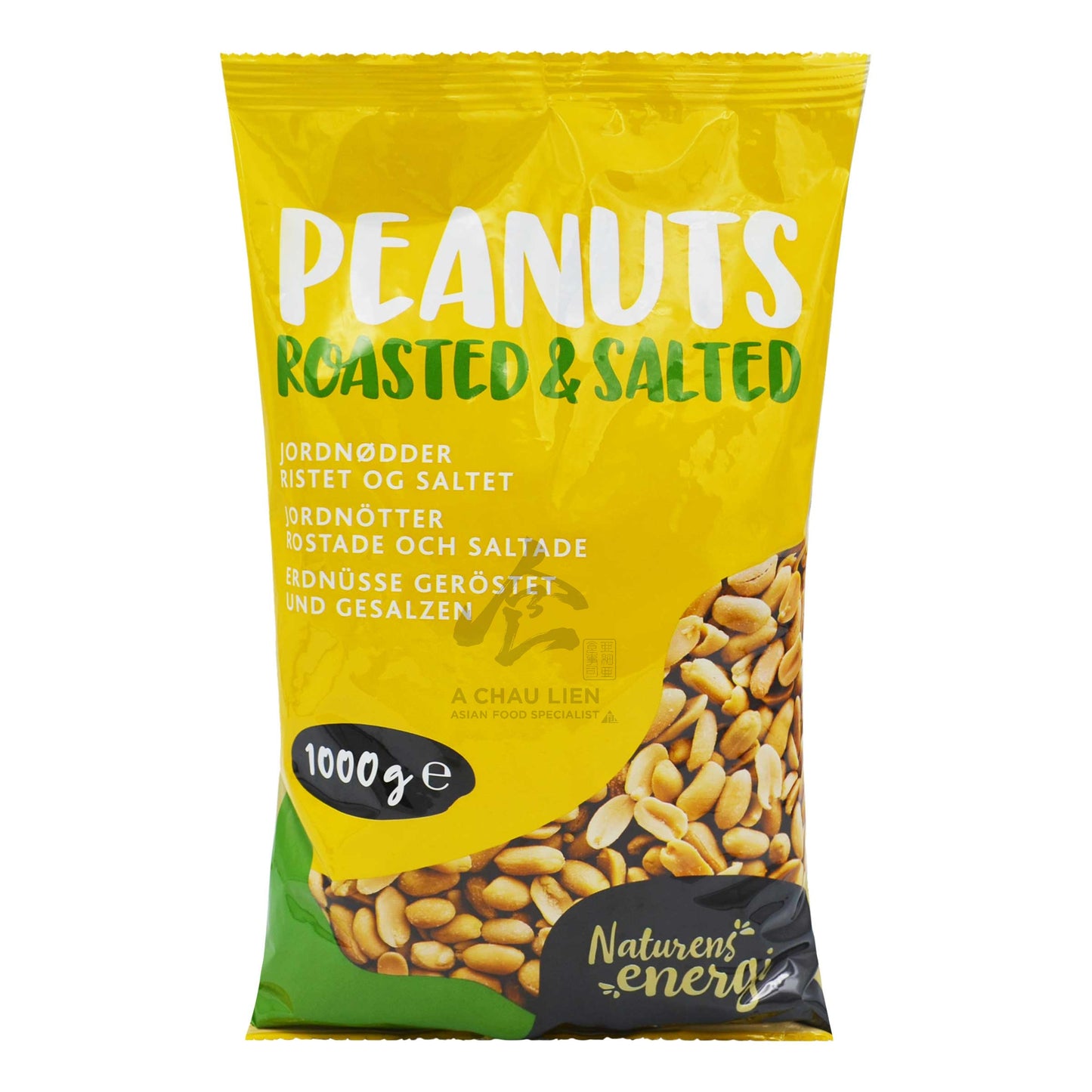ROASTED SALTED PEANUTS 10 x 1kg NATURENS ENGERGI