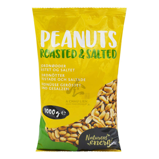 ROASTED SALTED PEANUTS 10 x 1kg NATURENS ENGERGI