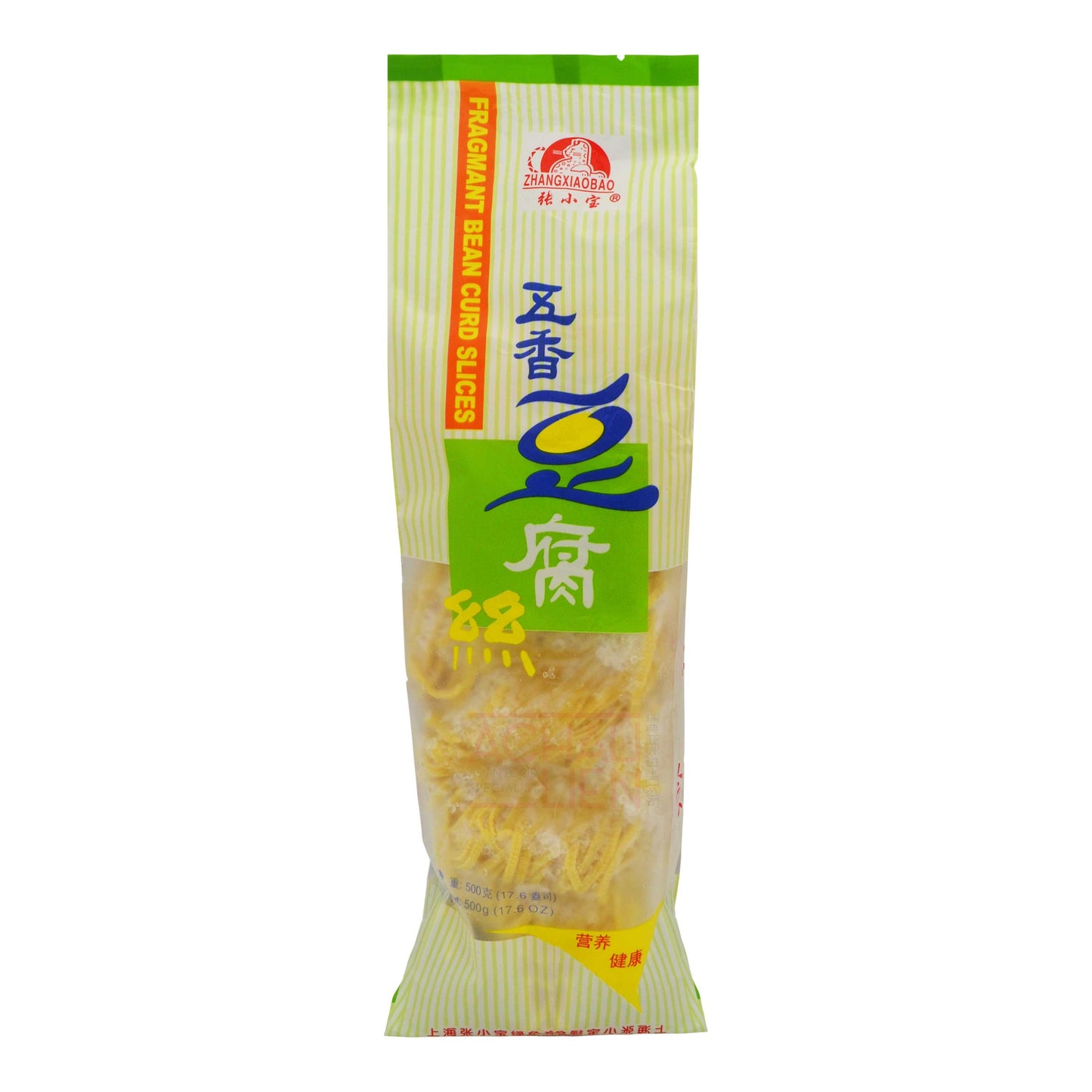 FRAGMANT BEAN CURD SLICES 18 x 500g ZHANGXIAOBAO