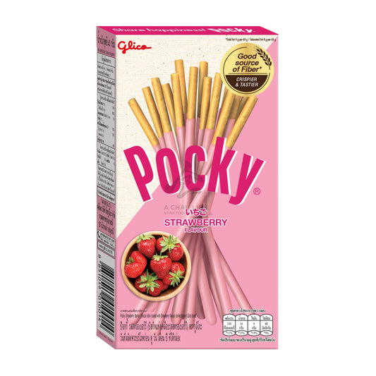 POCKY BISCUIT STICK STRAWBERRY (10PCS X 45G) 12 x 450g GLICO