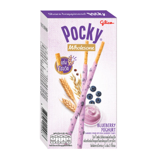 POCKY BISCUIT STICK WHOLESOME BLUEBERRY YOGHURT (10PCS X 36G) 6 x 360g GLICO