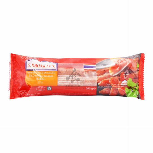 FROZEN SAUSAGES CHINESE STYLE 12 x 360g S.KHONKAEN
