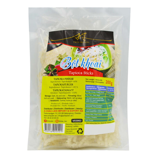 TAPIOCA STICKS 30 x 200g TWIN DRAGON