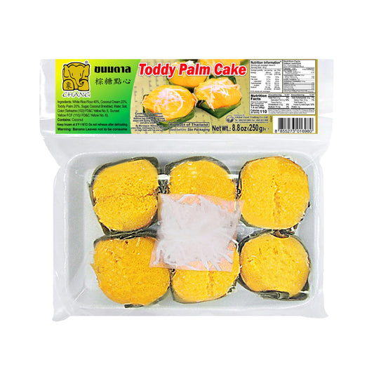 FROZEN TODDY PALM CAKE (KANOM TAN WRAP) (6PCS) 24 x 250g CHANG