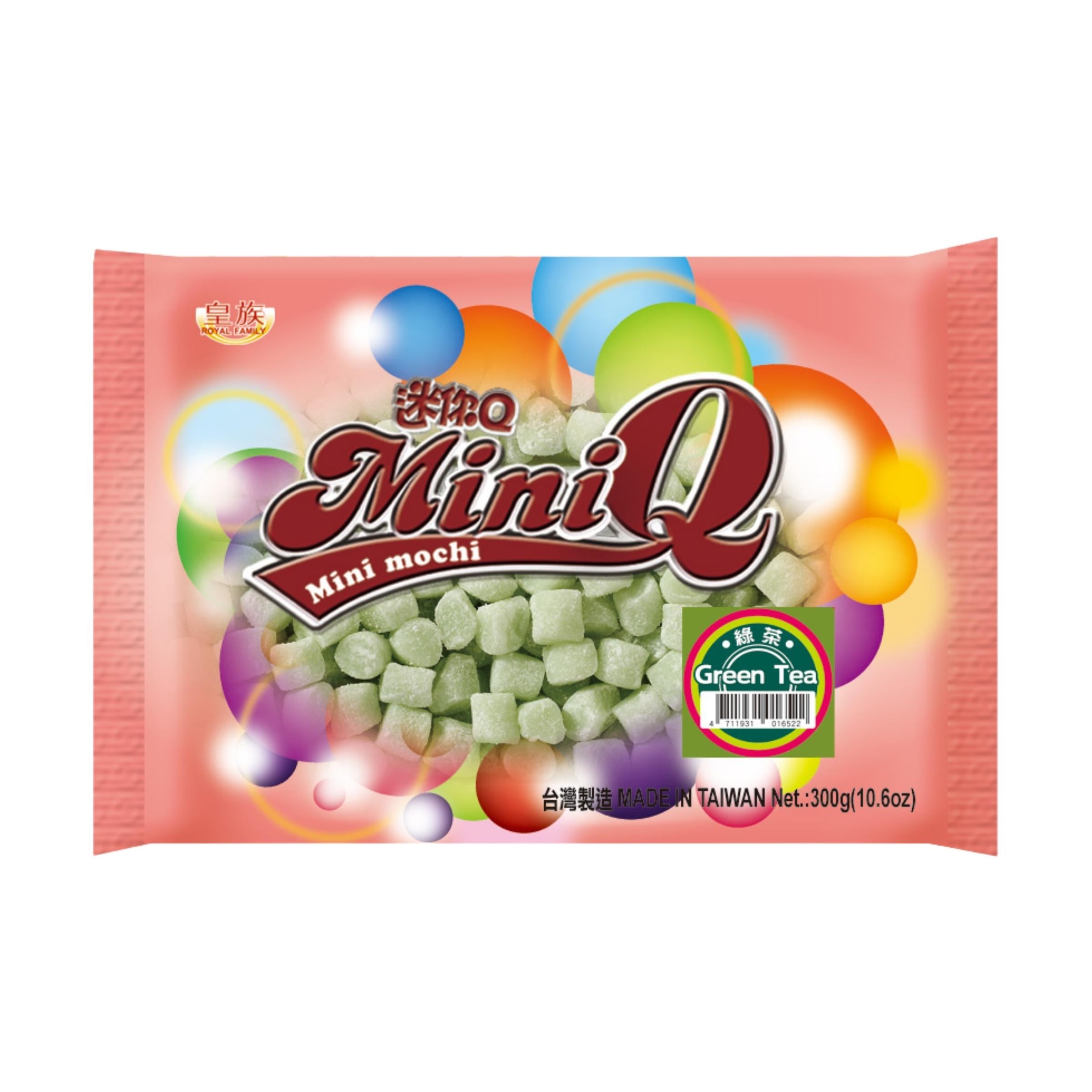 Mini Q Example MINI Q MINI MOCHI GREEN TEA 24 x 300g ROYAL FAMILY – A Chau Lien