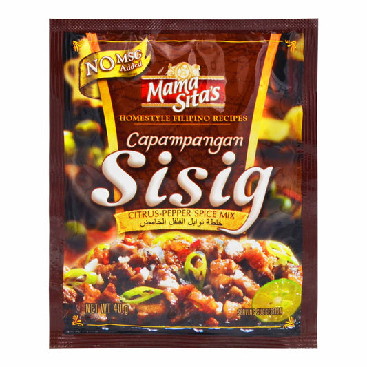 CAPAMPANGAN SISIG CITRUS PEPPER SPICE MIX 72 x 40g MAMA SITA'S