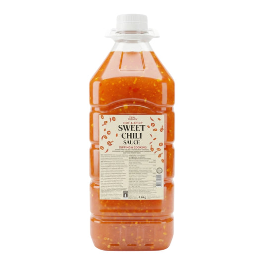 HOT AND SPICY SWEET CHILI SAUCE 2 x 4.6kgL TWIN DRAGON