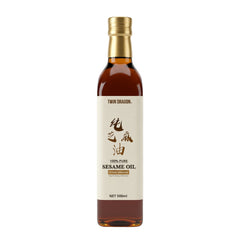 100% PURE SESAME OIL 6 x 500ml TWIN DRAGON