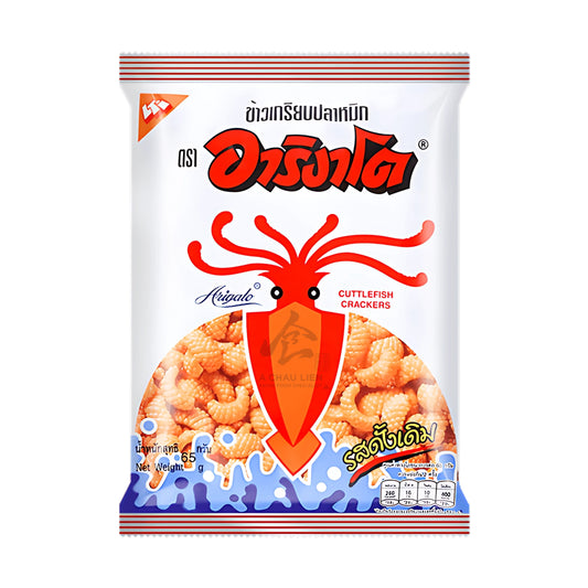 CUTTLEFISH CRACKER ORIGINAL FLAVOR 24 x 65g ARIGATO