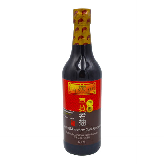 SUPREME MUSHROOM DARK SOY SAUCE 12 x 500ml LEE KUM KEE