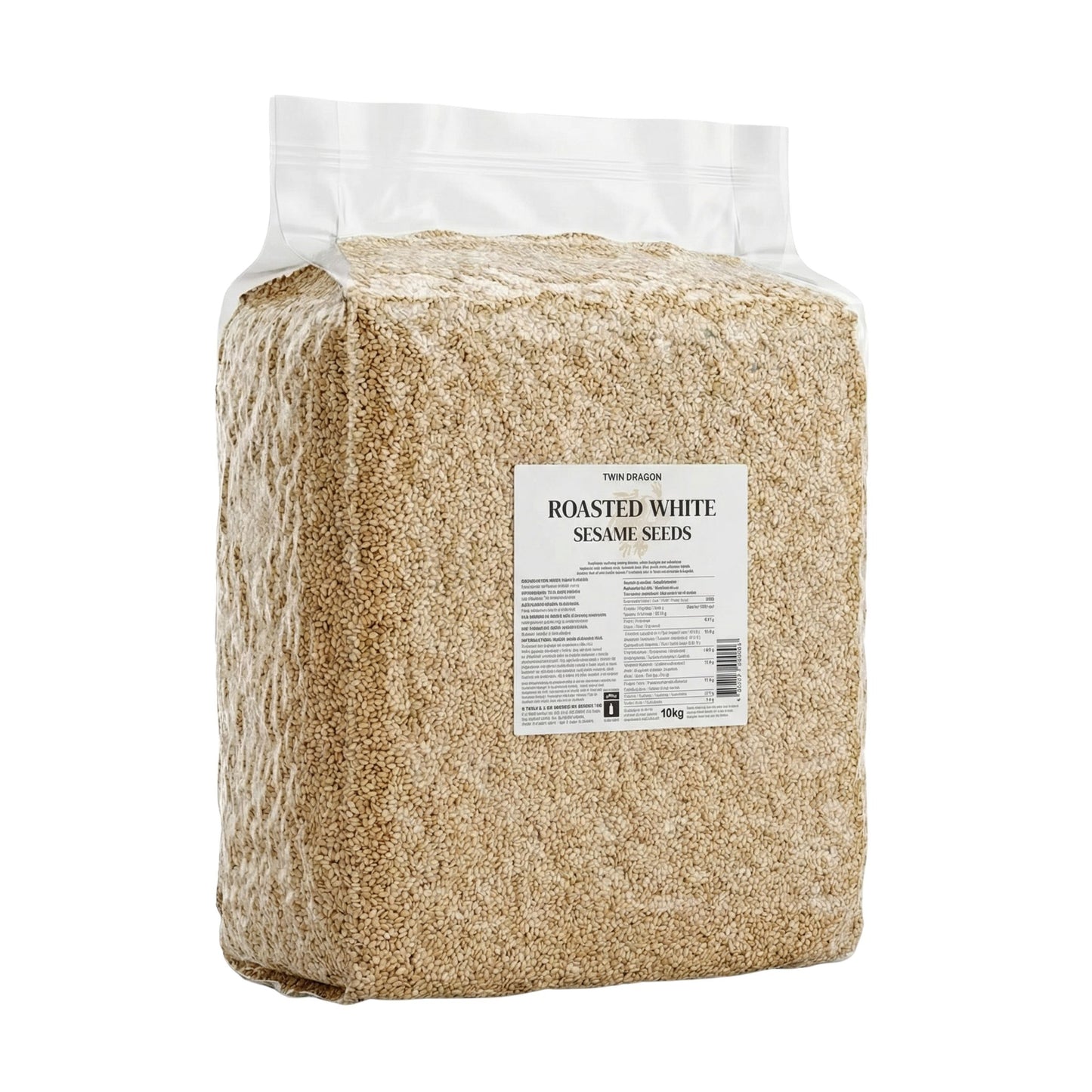 ROASTED WHITE SESAME SEEDS 1 x 10kg TWIN DRAGON