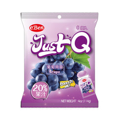 JUST Q JELLY GRAPE 24 x 114g E-BEN
