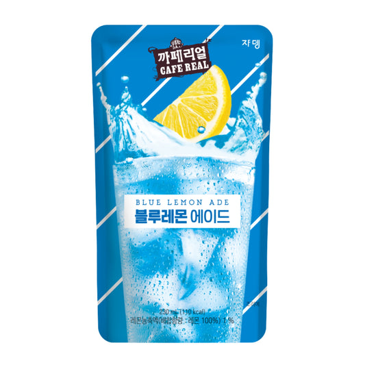 CAFÉ REAL BLUE LEMON ADE POUCH (10PCS X 230ML) 5 x 2.3L JARDIN
