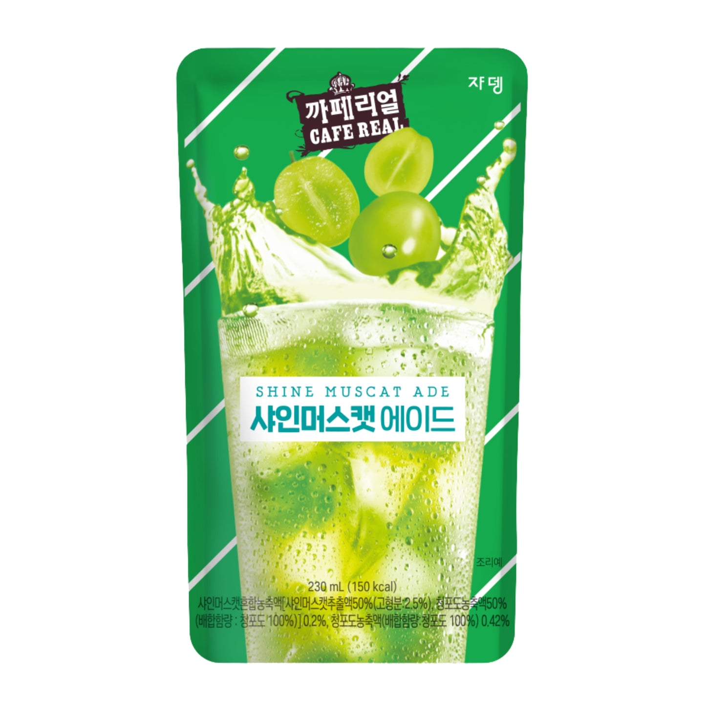 CAFÉ REAL SHINE MUSCAT ADE POUCH (10PCS X 230ML) 5 x 2.3L JARDIN