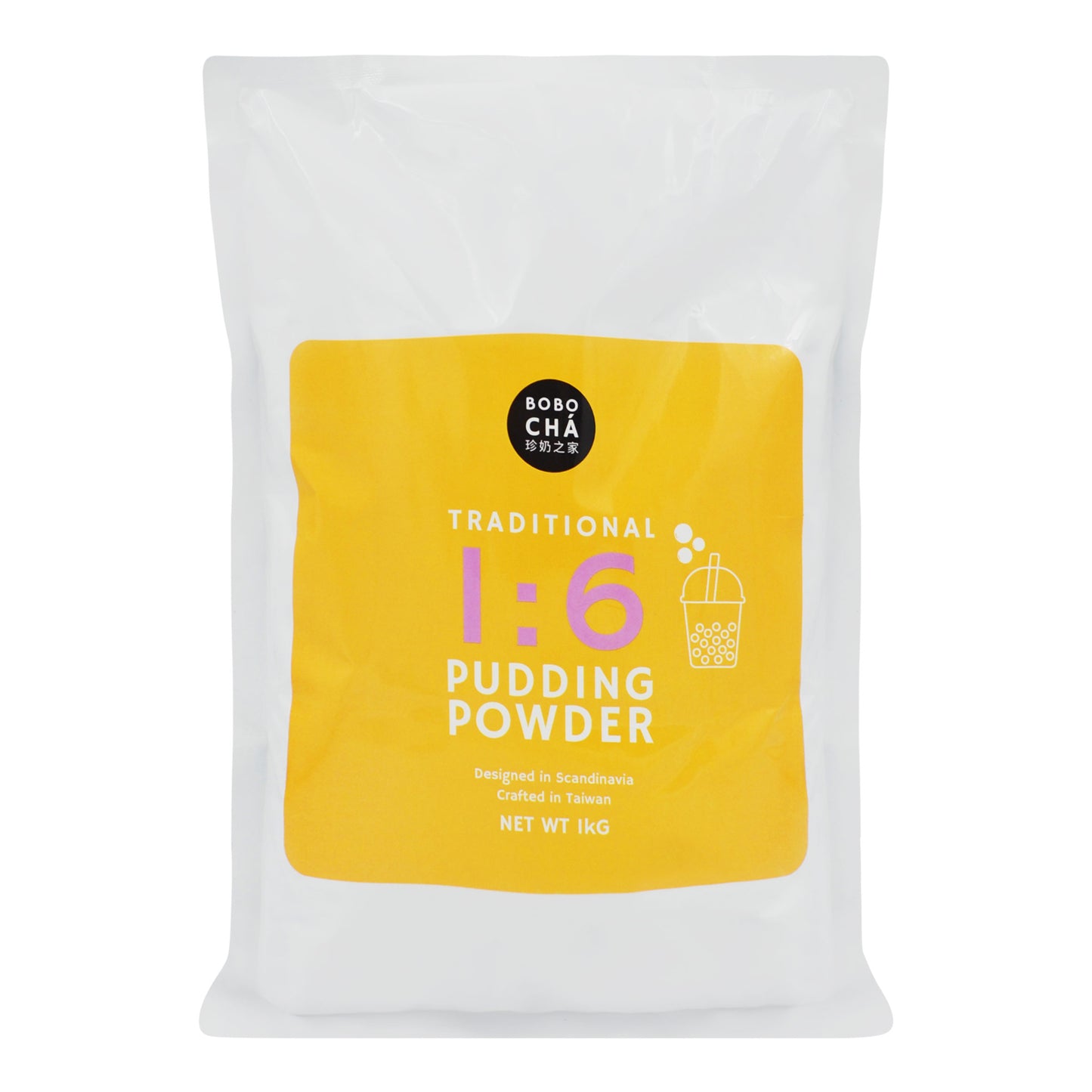 TRADITIONAL 1:6 PUDDING POWDER  20 x 1kg BOBO CHA