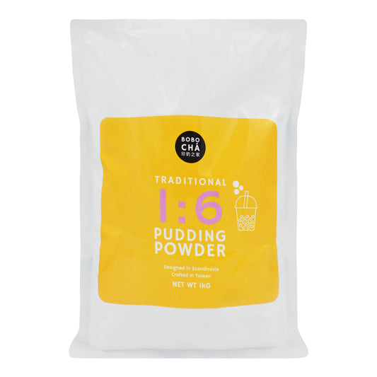 TRADITIONAL 1:6 PUDDING POWDER  20 x 1kg BOBO CHA