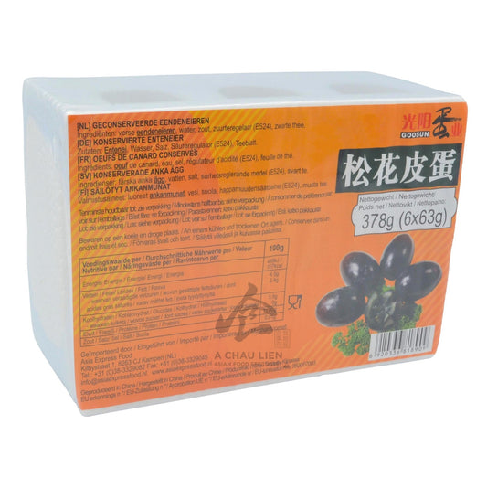 PRESERVED DUCK EGG 24 x 378g GOOSUN