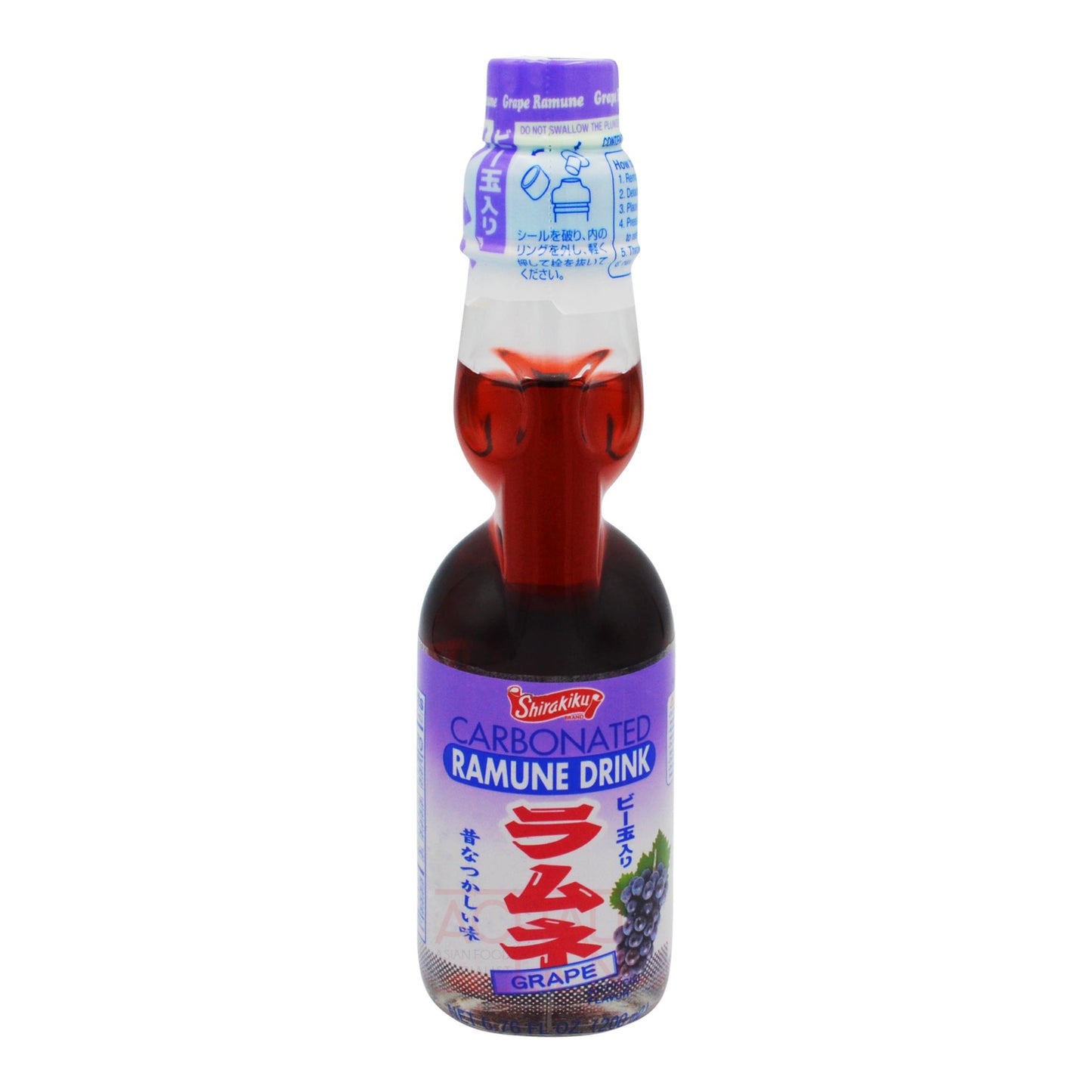 RAMUNE GRAPE FLAVOUR 30 x 200ml SHIRAKIKU