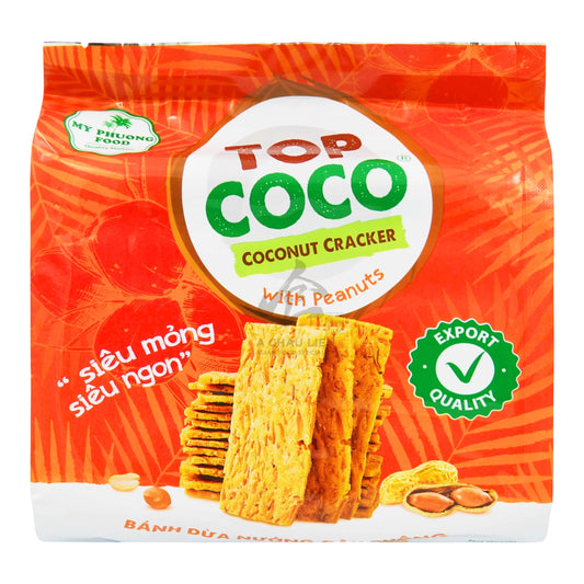COCONUT CRACKER WITH PEANUTS 30 x 150g TOPCOCO