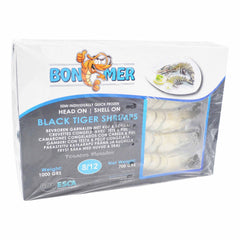 BLACK TIGER SHRIMP 30% 8-12 HOSO 10 x 1kg BONEMER