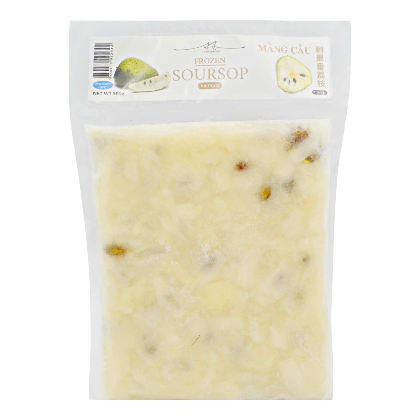 FROZEN SOURSOP 20 x 500g TWIN DRAGON