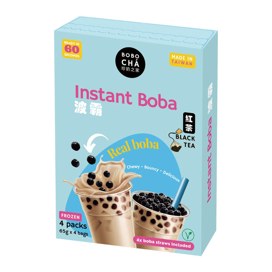 FROZEN INSTANT BOBA BLACK TEA (65G X 4PCS) 24 x 260g BOBO CHA