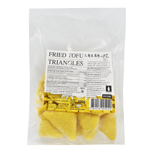 FROZEN TOFU TRIANGLES 30 x 200g TWIN DRAGON