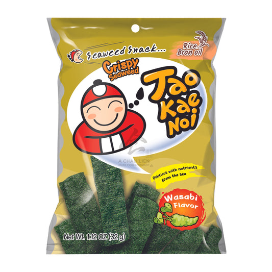 CRISPY SEAWEED WASABI 48 x 32g TAOKAENOI