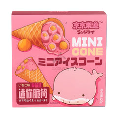MINI CONE STRAWBERRY FLAVOR 20 x 120g JING JING LE DAO