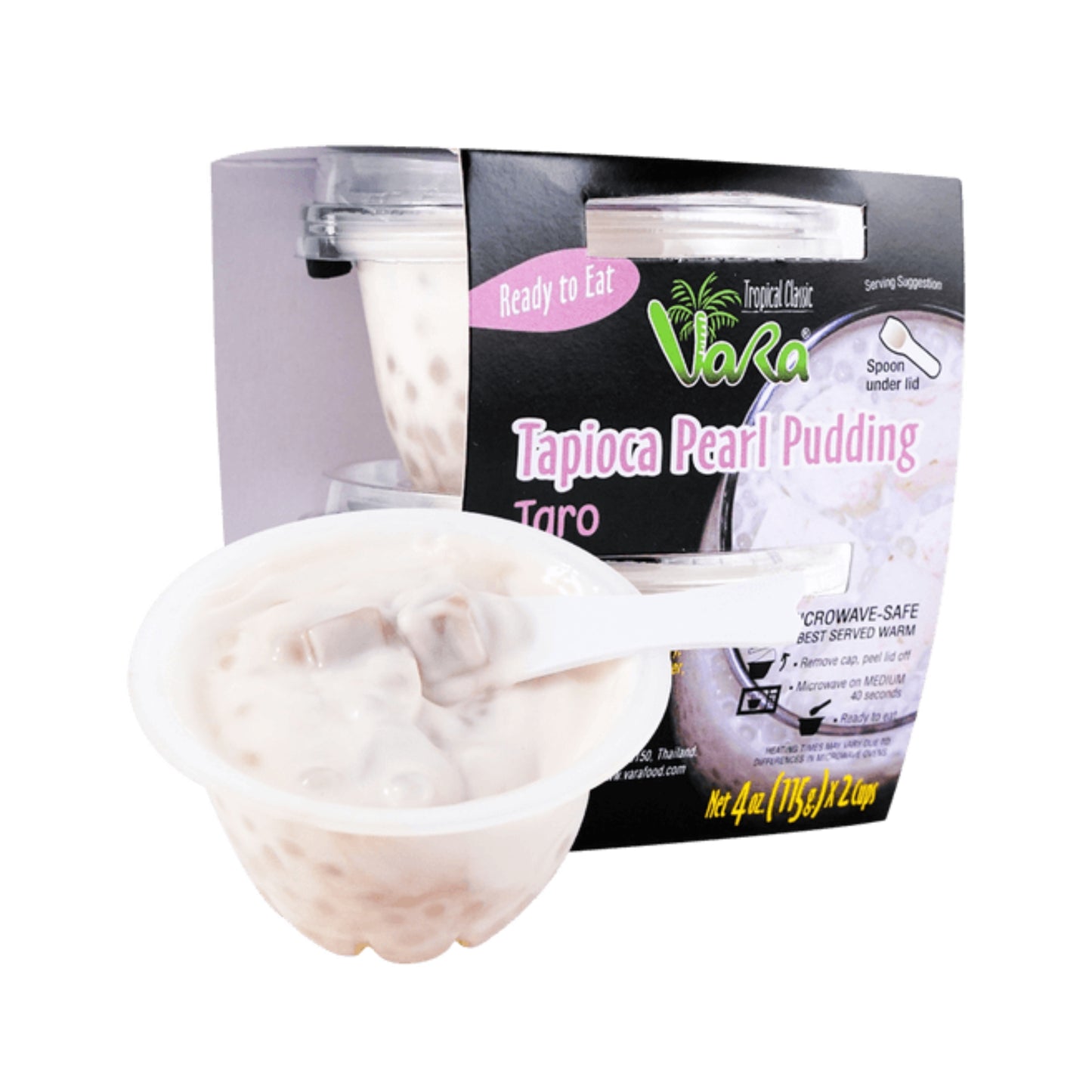 TAPIOCA PEARL PUDDING TARO (2PCS X 115G) 12 x 230g VARA