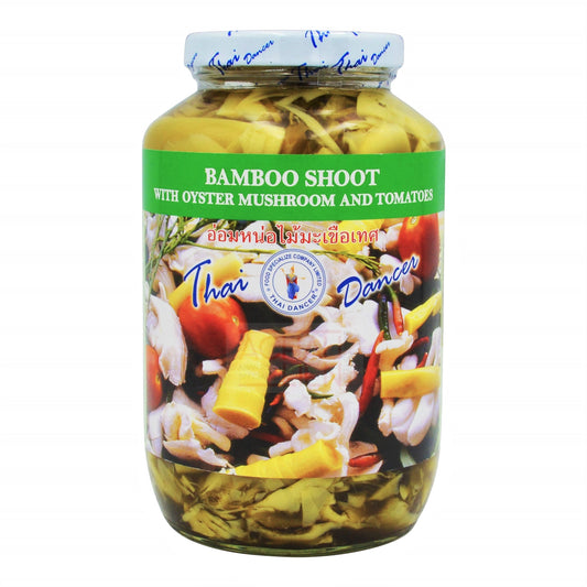 BAMBOO SHOOT WITH OYSTER MUSHROOM & TOMATOES 12 x 680g THAI DANCER
