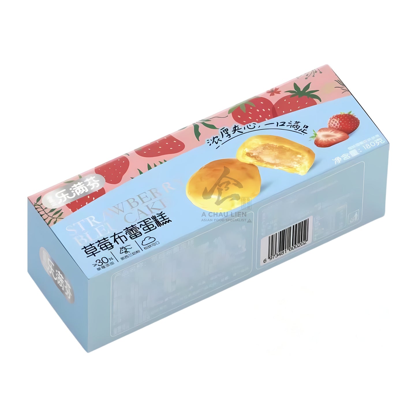 STRAWBERRY BUD CAKE 24 x 180g LE MAN FEN