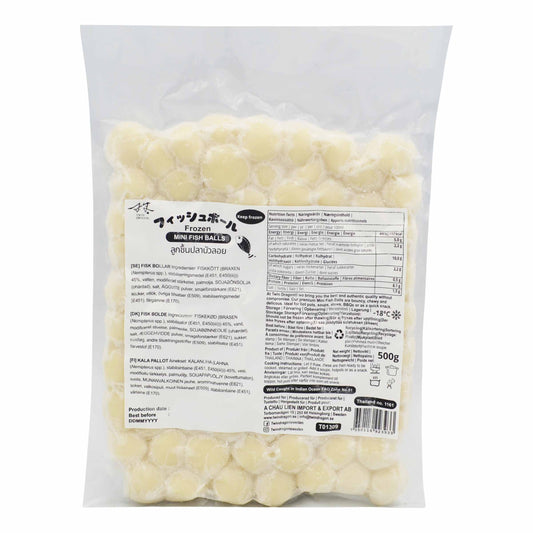 FROZEN MINI FISH BALL 20 x 500g TWIN DRAGON
