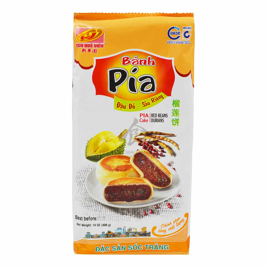 PIA CAKE DURIAN RED BEAN 30 x 400g TAN HUE VIEN