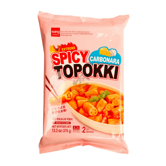 TOPOKKI RICE CAKE KIT SPICY CARBO 10 x 406g WANG