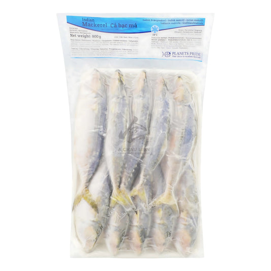 INDIAN MACKEREL (100G-150G/6-8PCS) 10 x 800g PLANET'S PRIDE