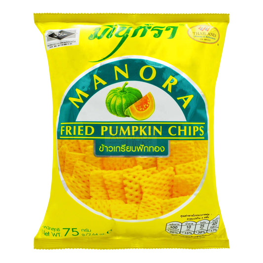 FRIED PUMPKIN CHIPS 24 x 75g MANORA